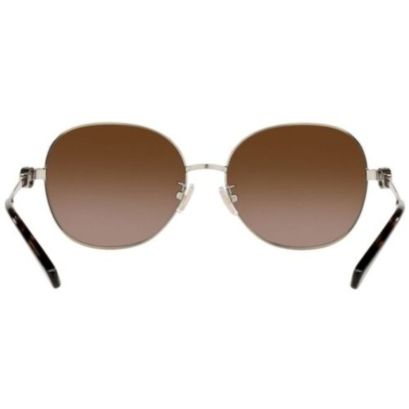 Coach Light Gold Frame Brown Gradient Lens Sunglasses - Picture 6 of 7